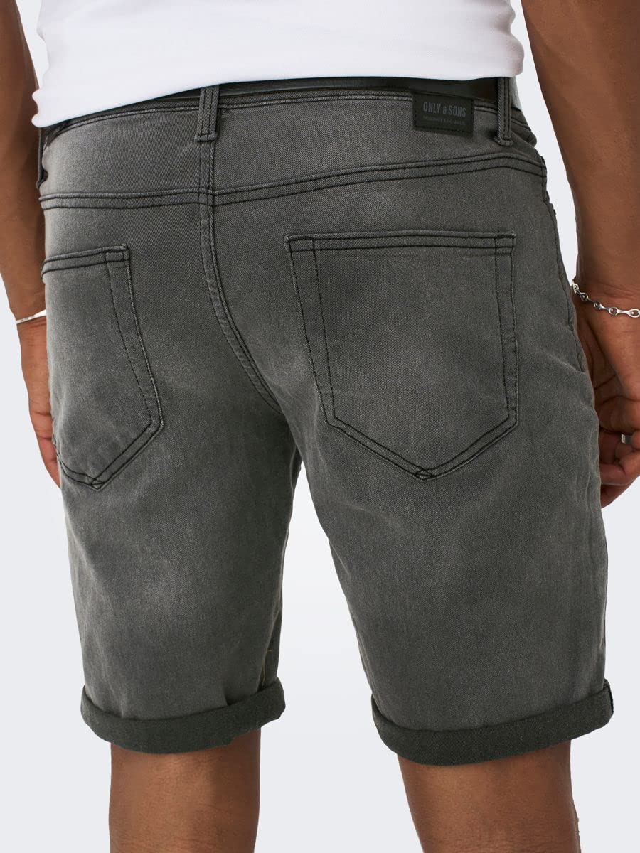 ONLY & SONS Pantaloncini Jeans Uomo Denim Taglia XL