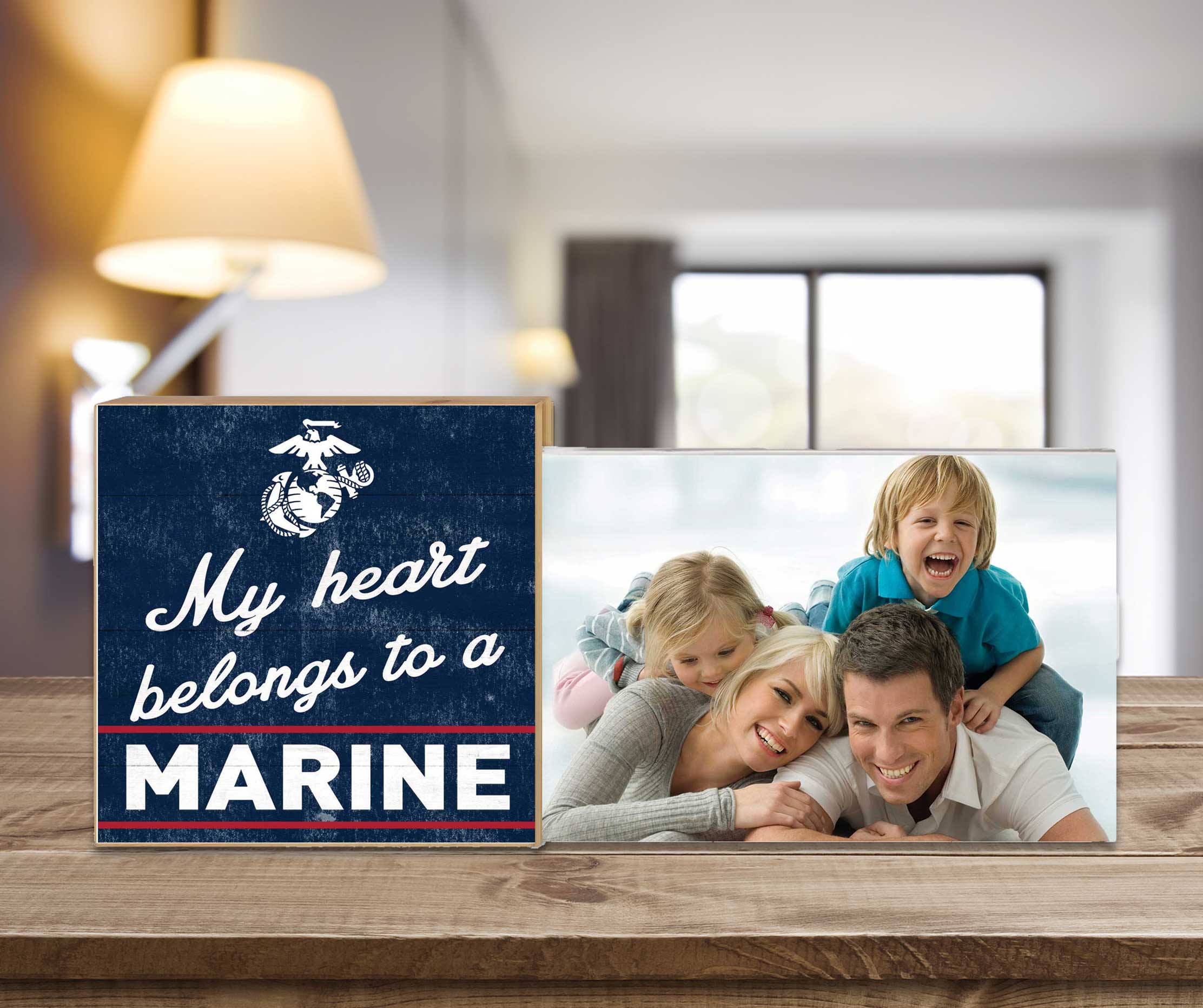 7.62 Design My Heart Belongs Marine cornice foto 4x6