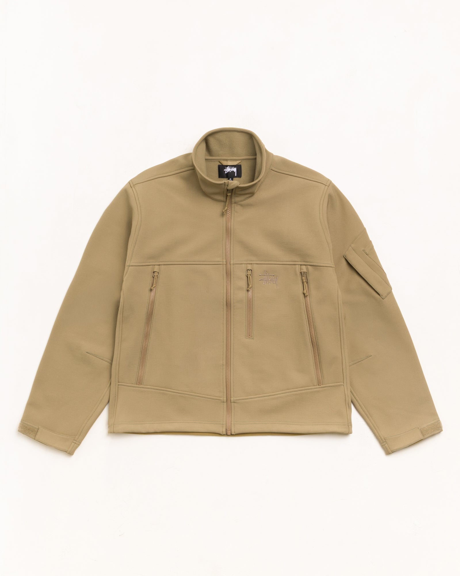Stussy Soft Shell Jacket giacca Coyote nylon idrorepellente