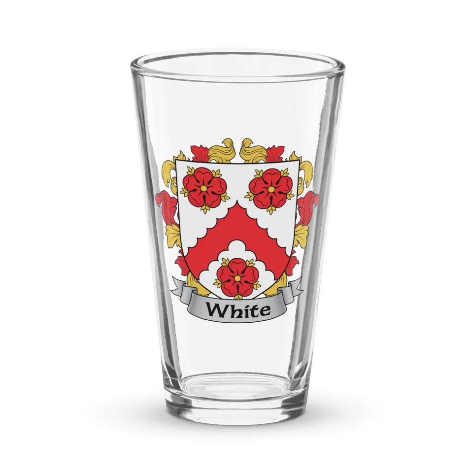 7.62 Design Irish bicchiere birra 16oz stemma famiglia