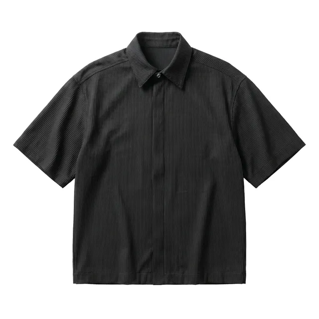 Tiat Occulta bellezza Shade shirt camicia cotone plissettata