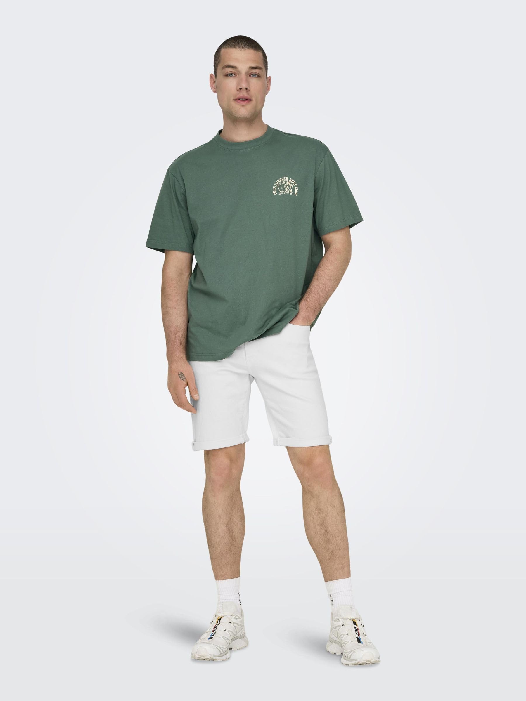 ONLY & SONS Pantaloncini Shorts Uomo XL Casual