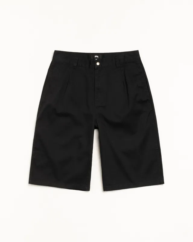 Stussy Chino Work Short pantaloncini black twill cotone