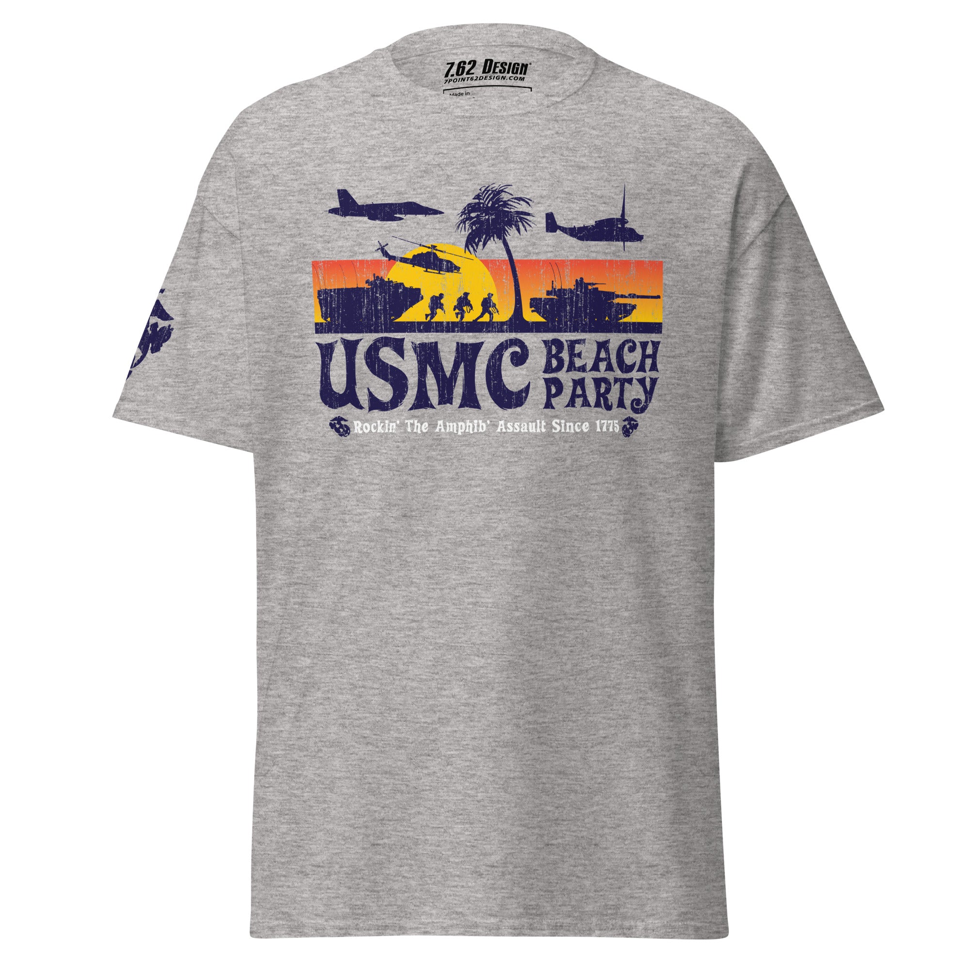 7.62 Design USMC Classic Beach Party maglietta verde militare