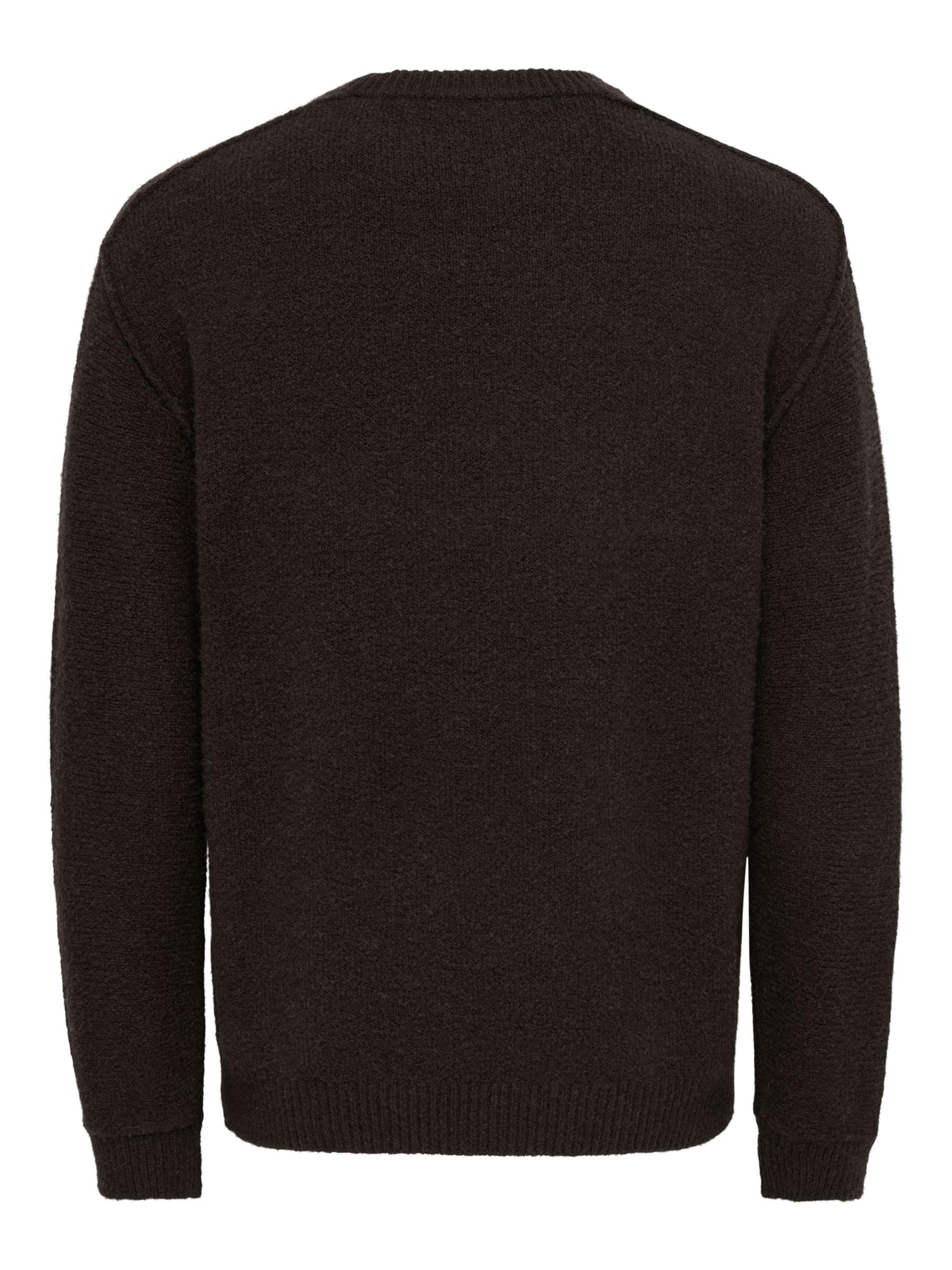 Only & Sons Onsjames Cutline maglione uomo M beige relaxed