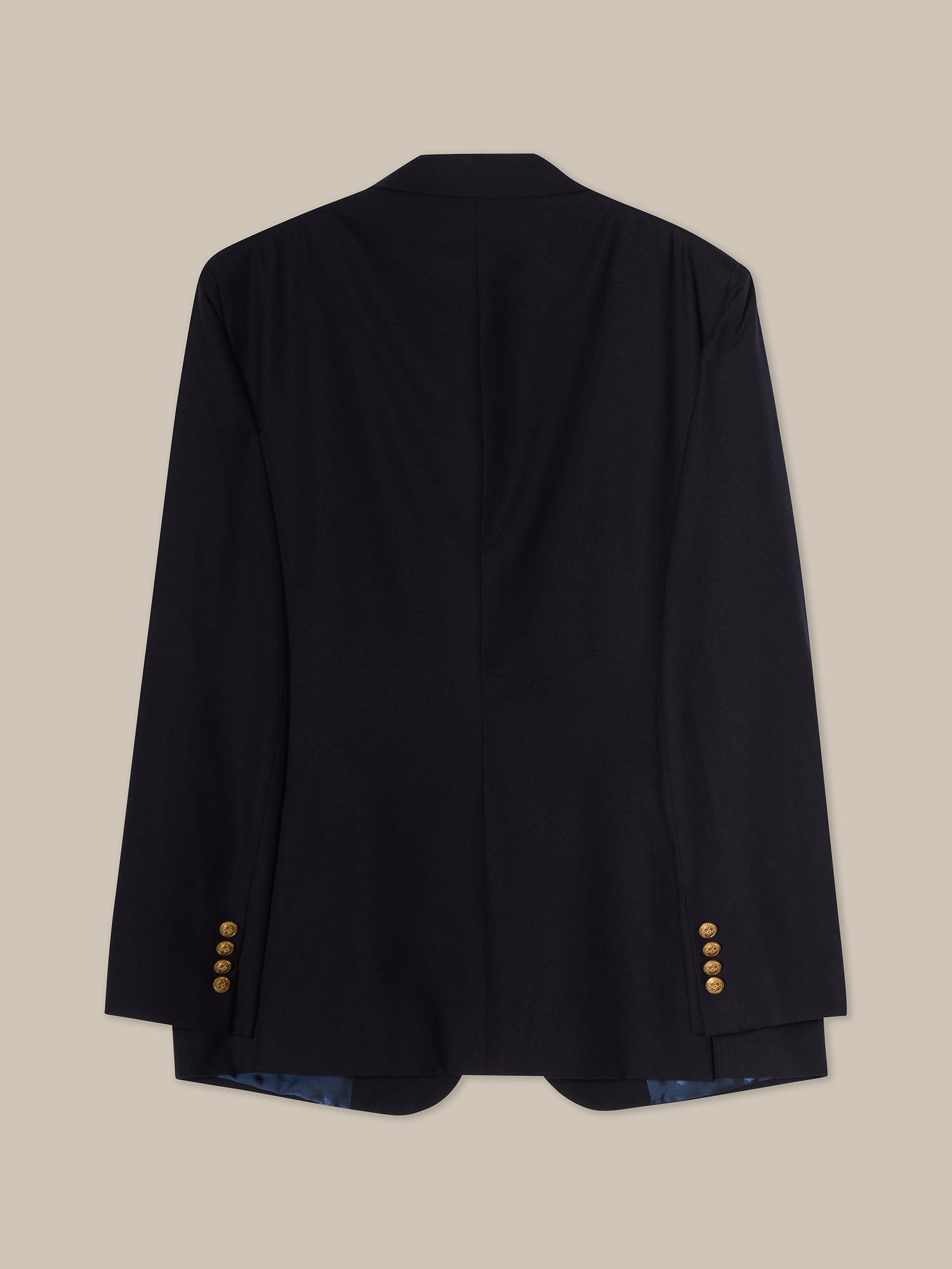Robert Talbott Booth blazer lana navy monopetto 40R
