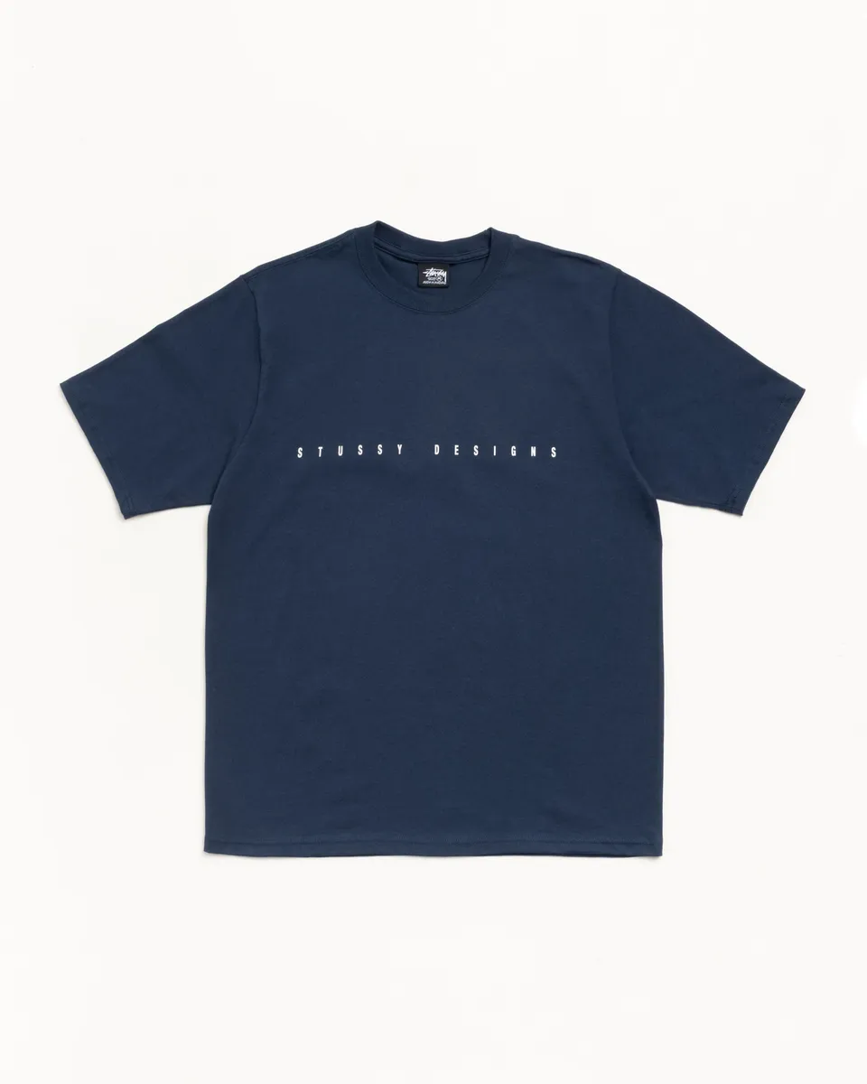 Stussy S Box Tee maglietta navy 100% cotone