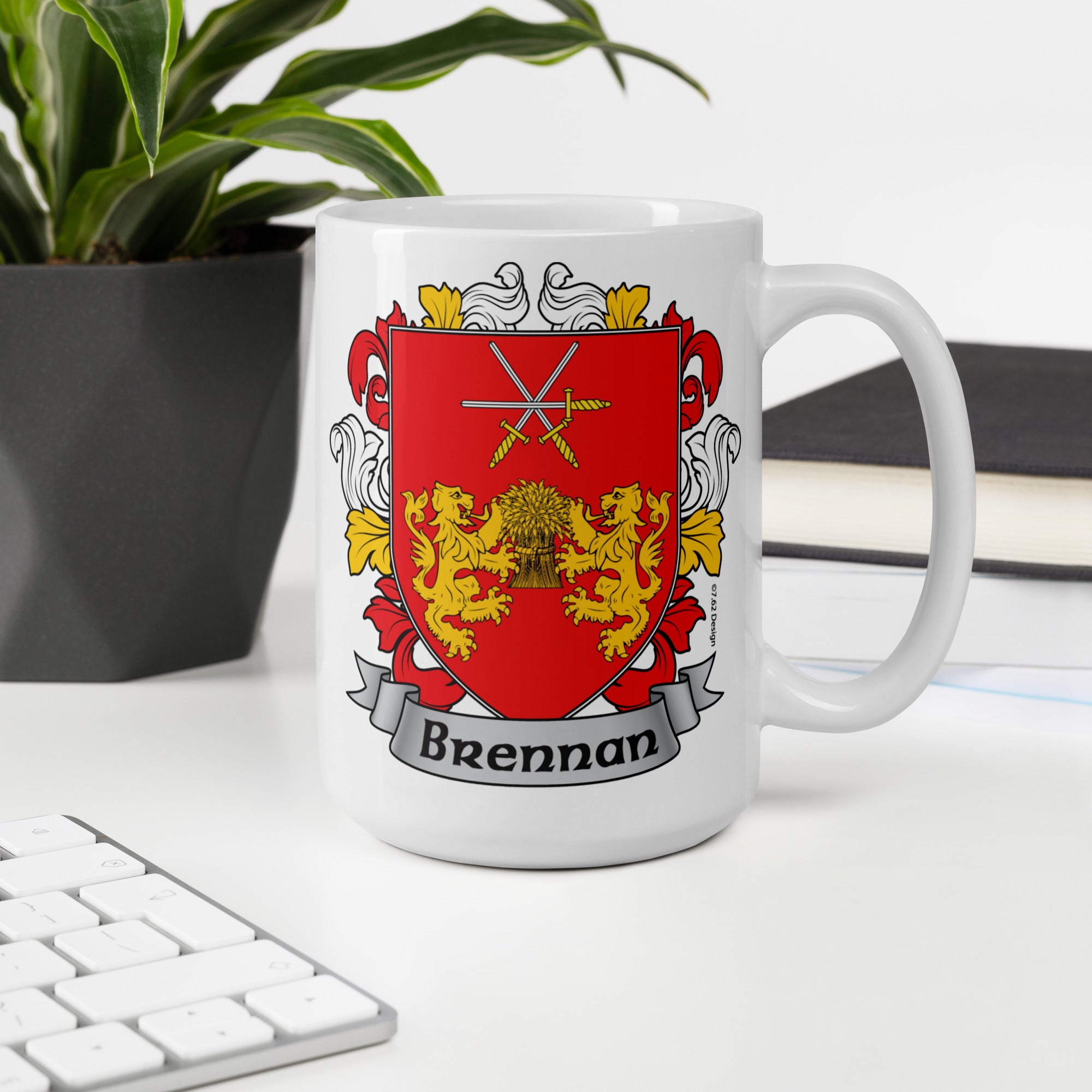 7.62 Design Drinkware Brennan Tazza Ceramica 15oz Stemma Irlandese