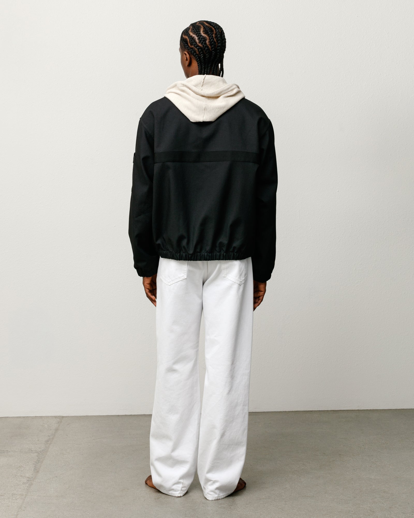 Stussy Mechanic Jacket giacca nera poliestere