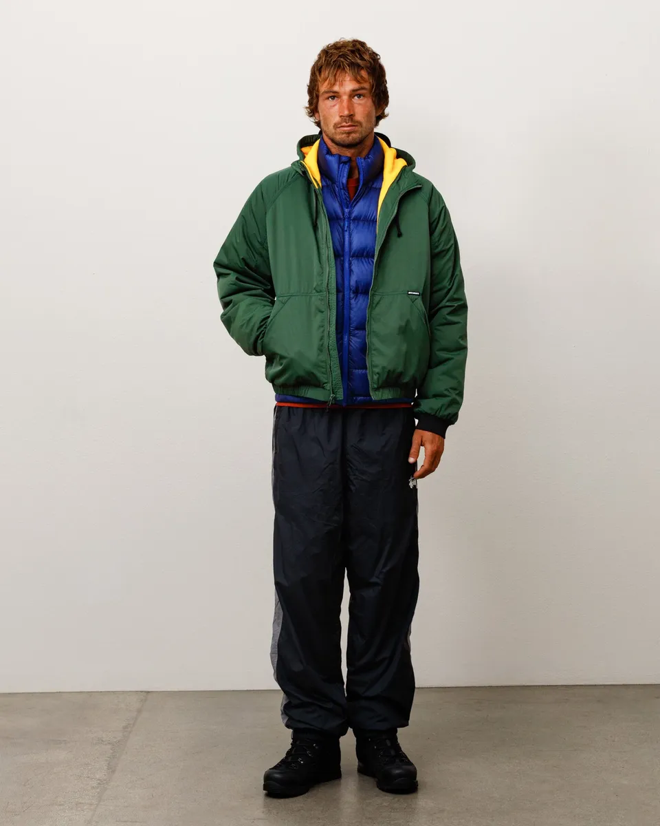 Stussy Coastline giacca forest nylon con pile
