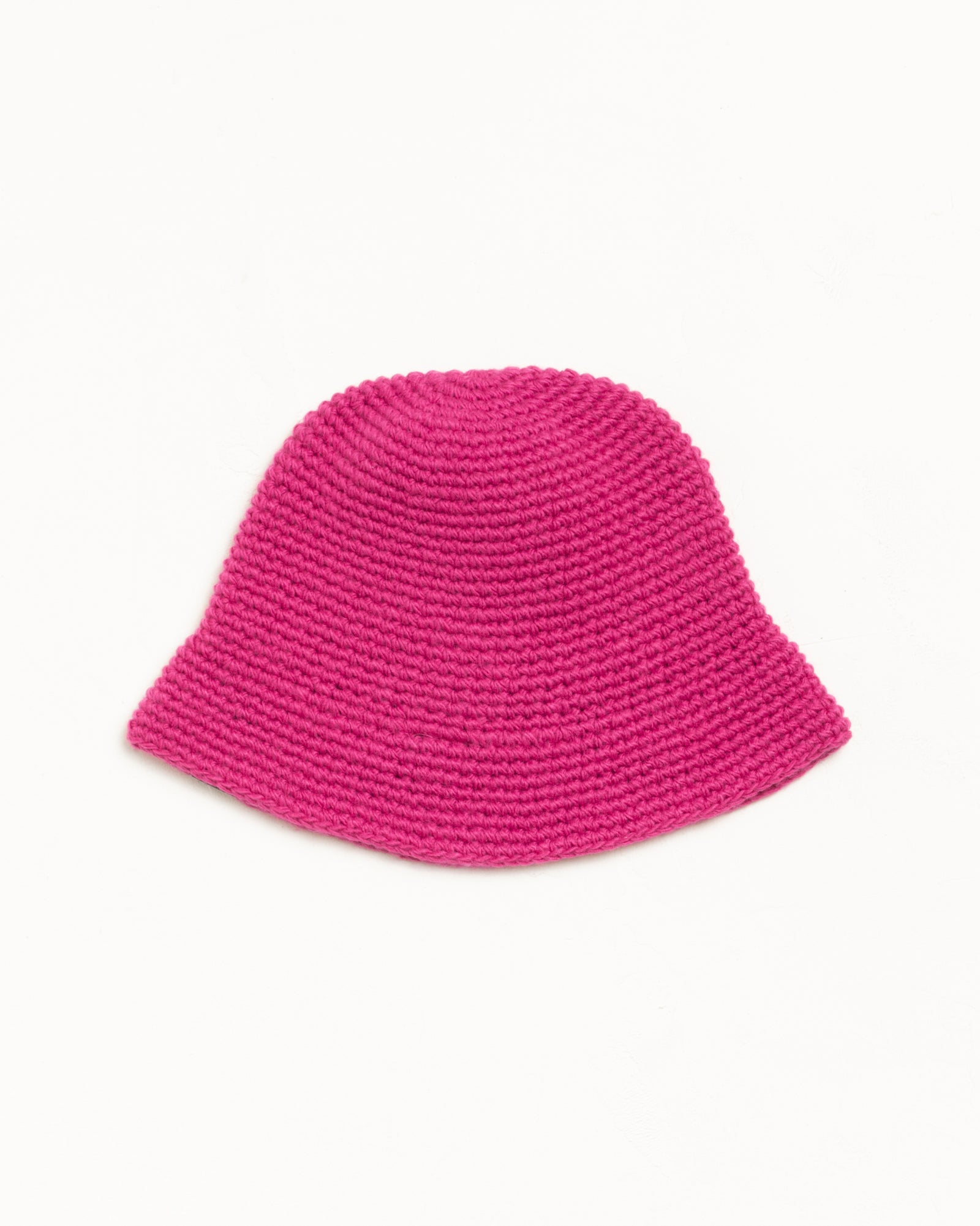 Stussy Headwear Swirly S Knit Bucket Hat cappello Berry acrilico