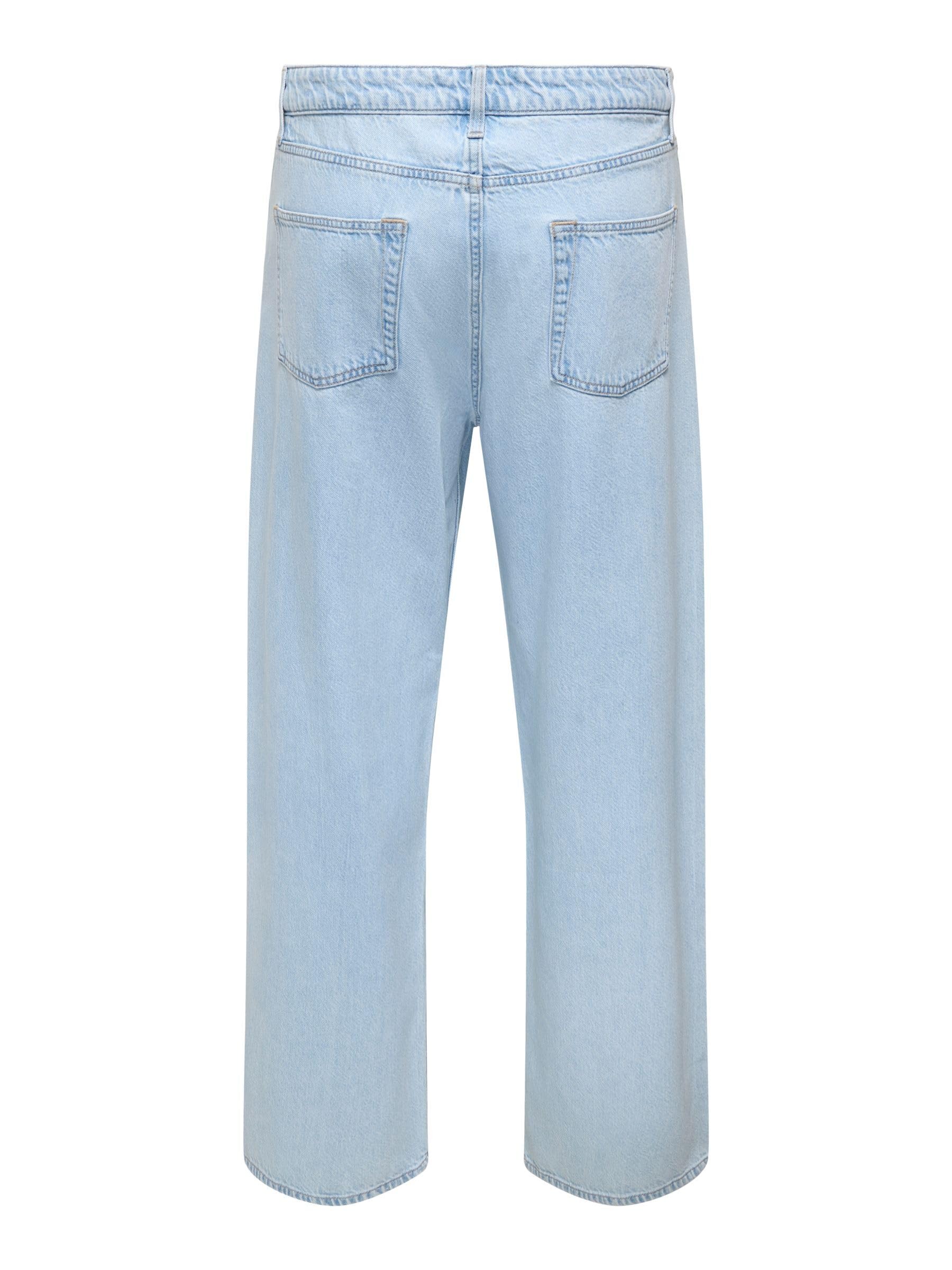 Only & Sons Onsremi Wide Leg Jeans 30W/32L Nero