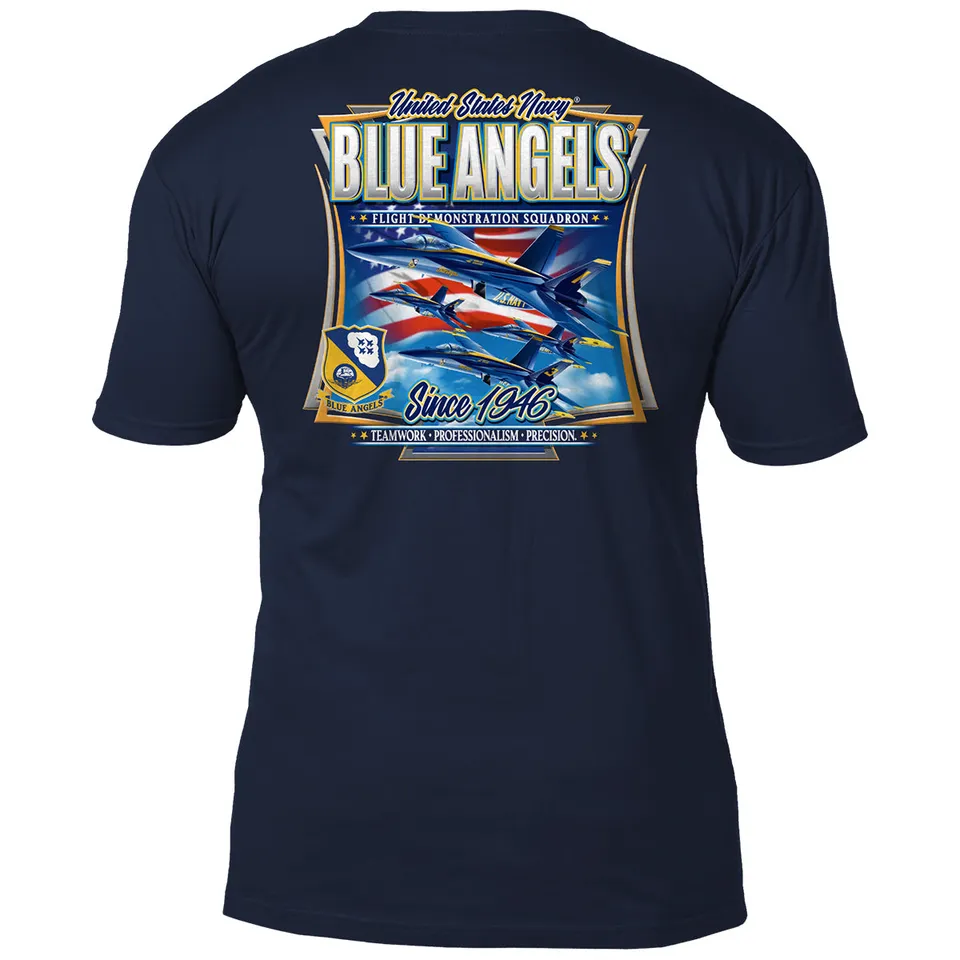 7.62 Design Blue Angels Since 1946 maglietta navy cotone