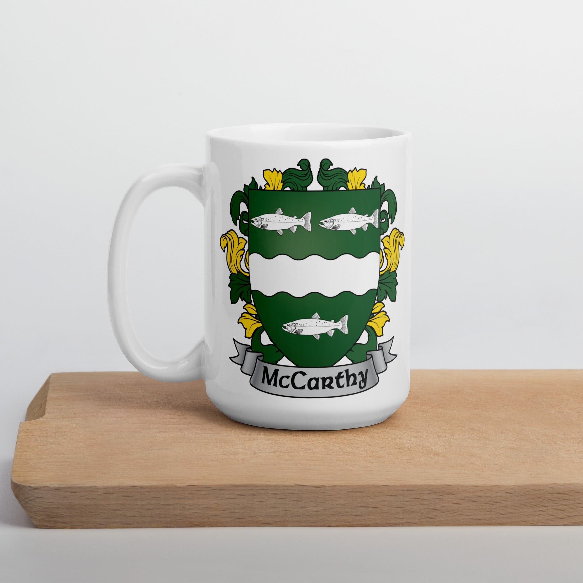 7.62 Design McCarthy tazza ceramica 15oz stemma irlandese