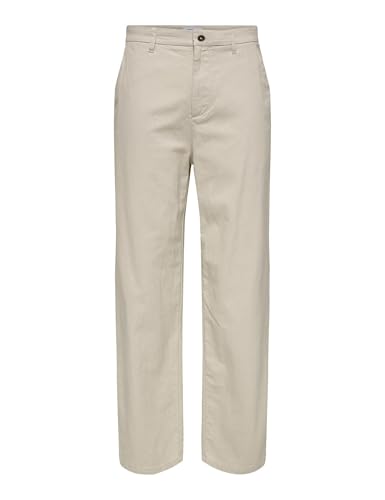 Only & Sons Onsbob Loose Pantaloni Rivestimento Argento