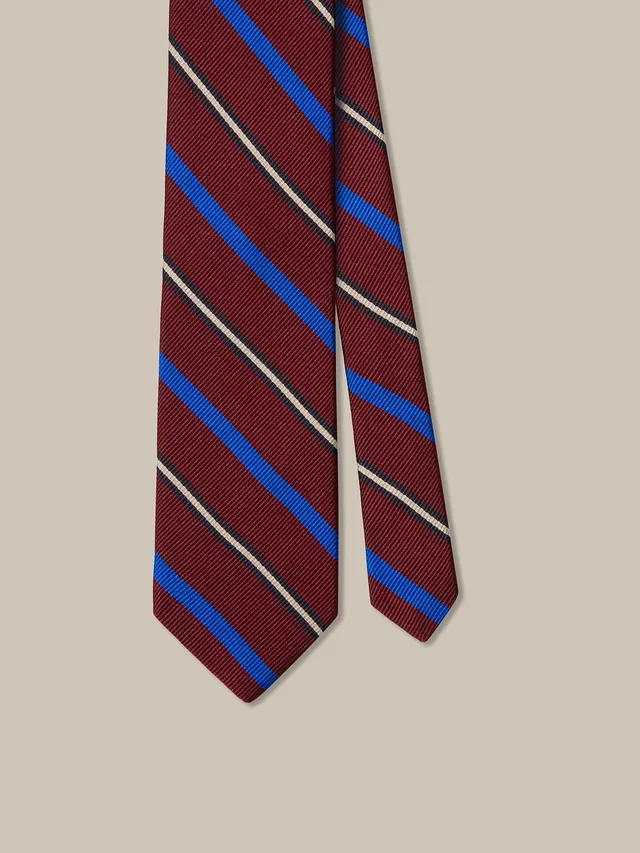 Robert Talbott Robert Multi Rib Stripe Best of Class Cravatta