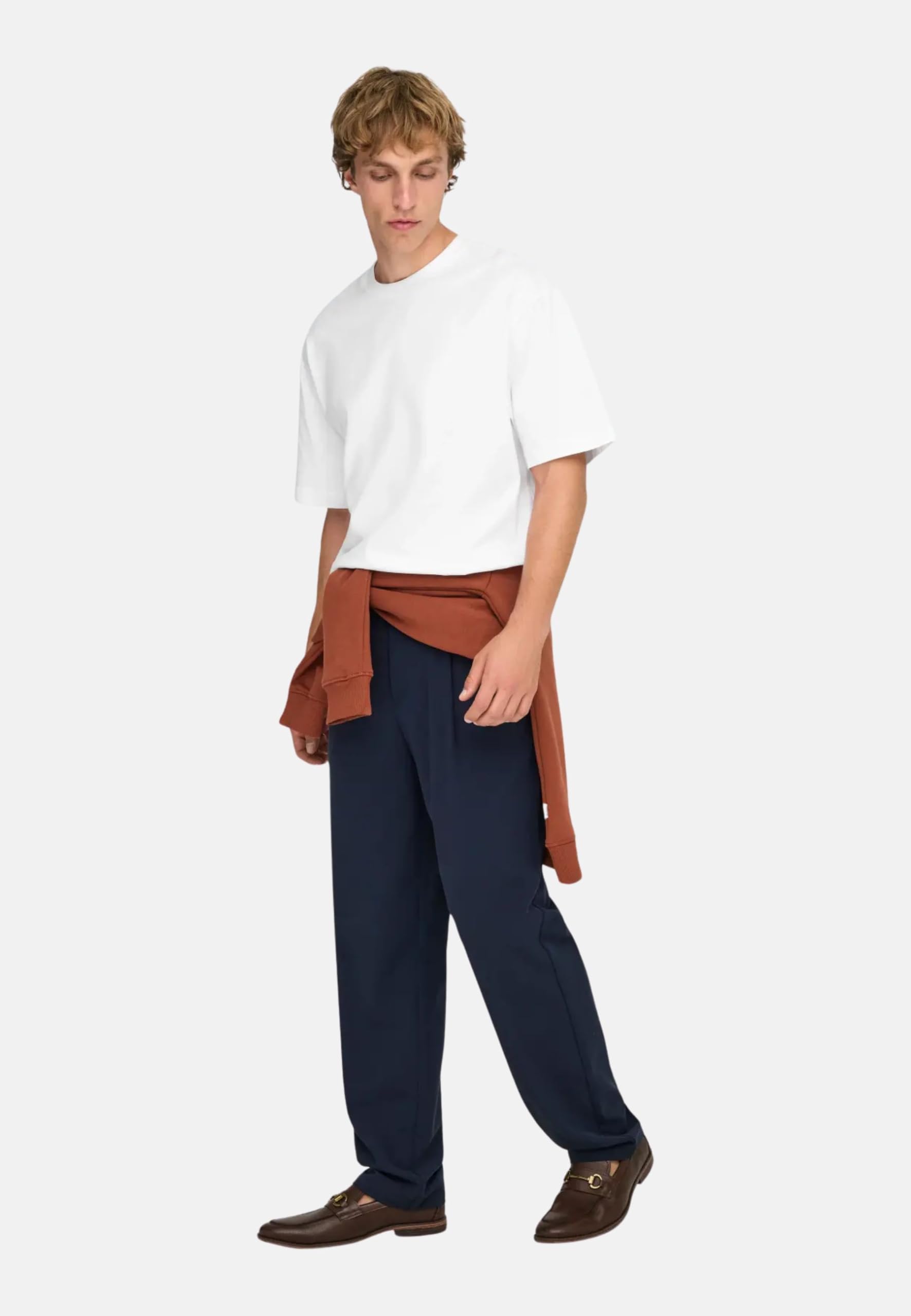 Only & Sons T-shirt Maglietta Uomo Bianco L Cotone