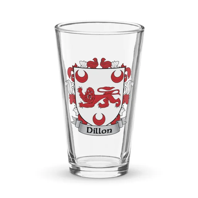 7.62 Design Dillon bicchiere birra vetro 473 ml stemma irlandese