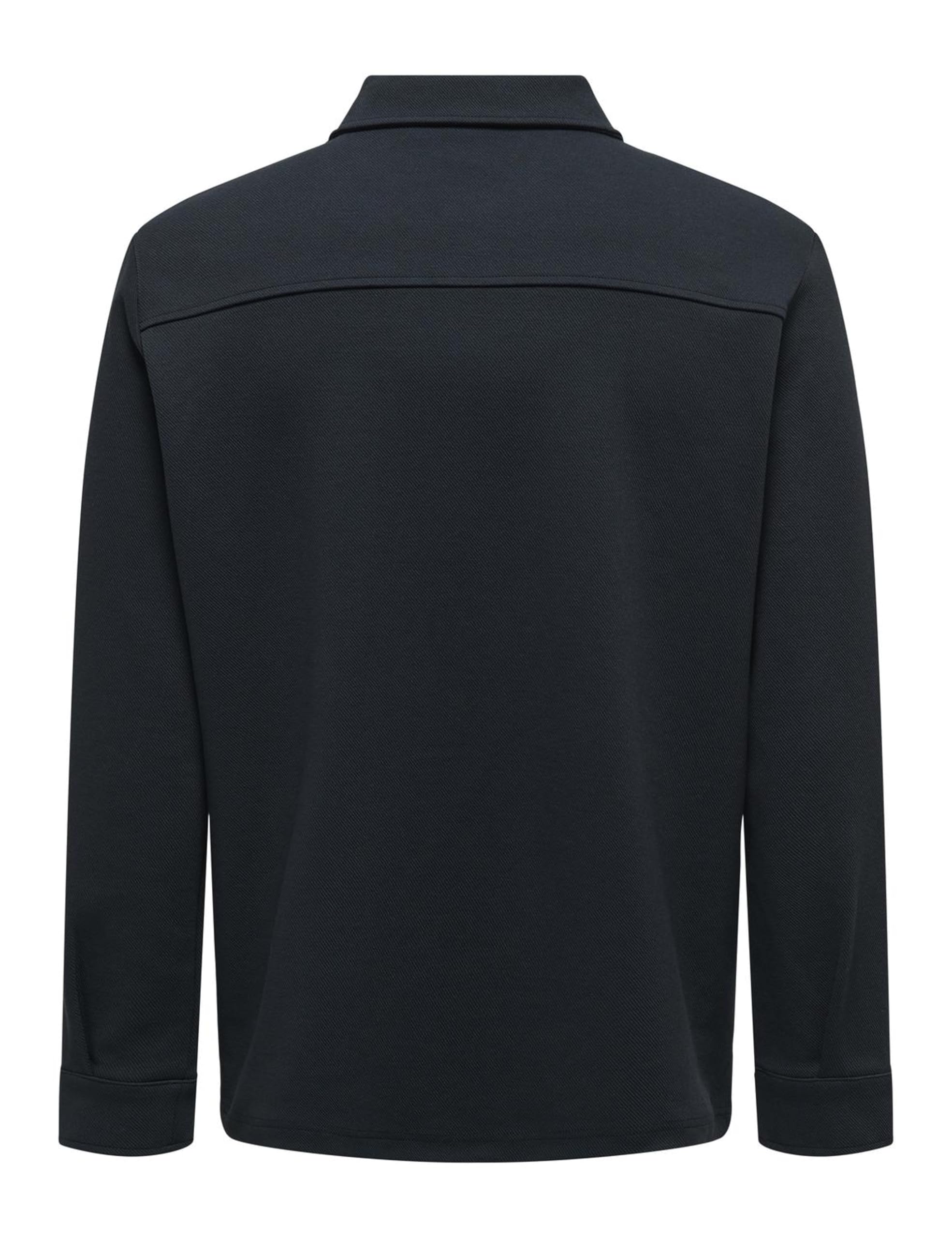 ONLY & SONS Newkodyl Camicia Uomo Melange Nero