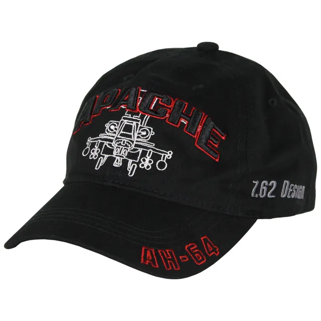 7.62 Design AH-64 Apache cappellino twill nero ricamato