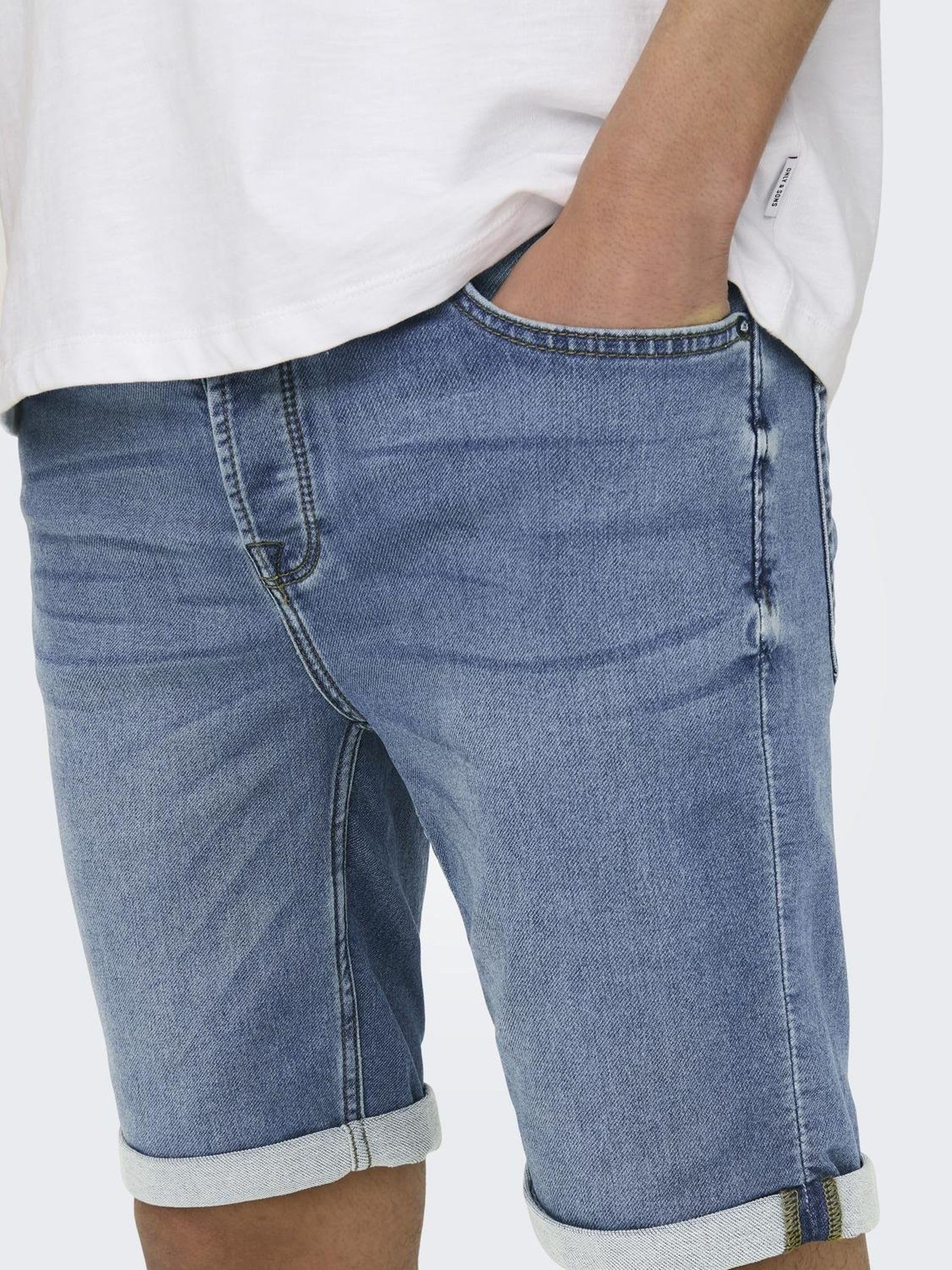 ONLY & SONS Ply Shorts Uomo Regular Vita Media