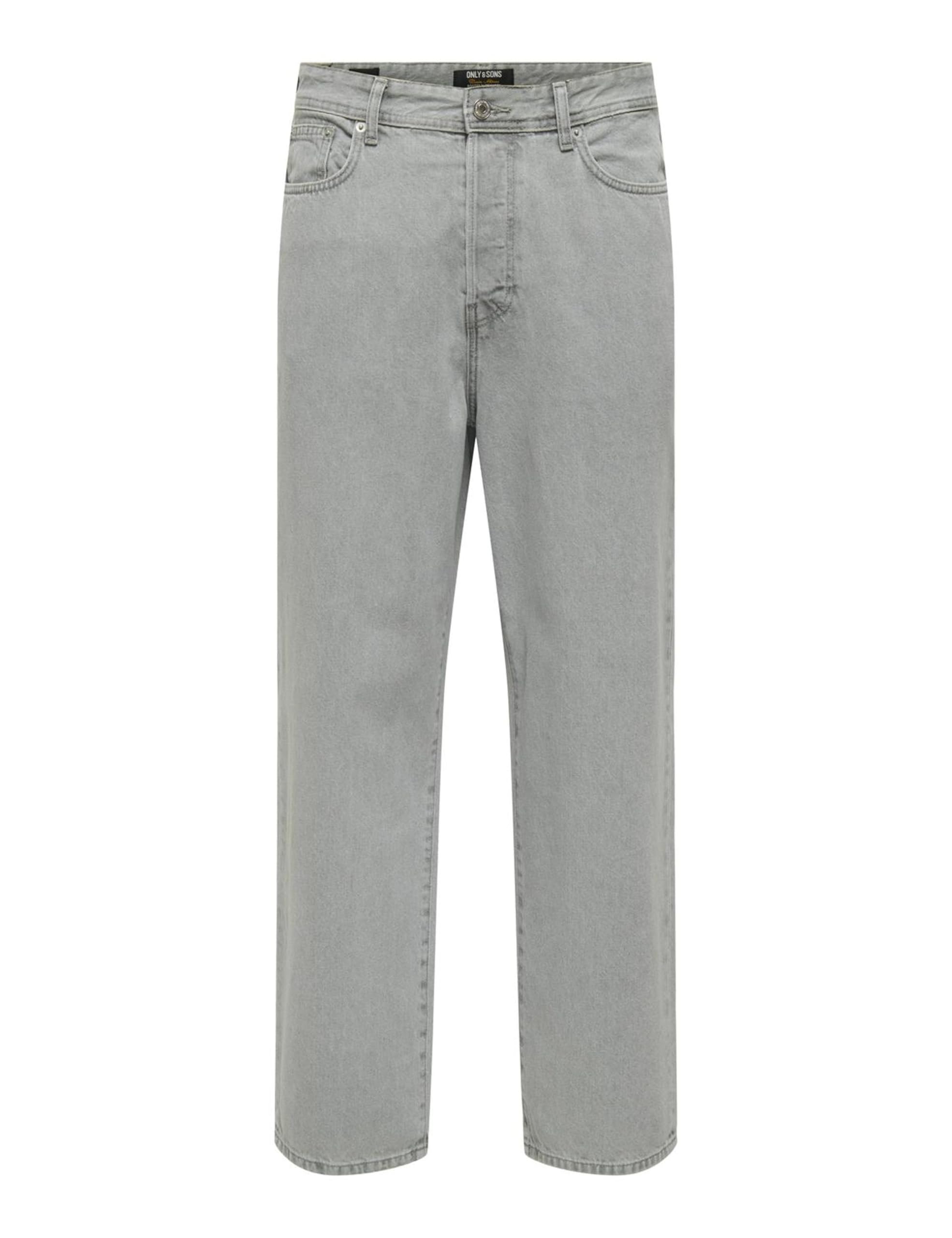Only & Sons OnsFade Vita Alta Loose Fit Jeans Light Blue Denim