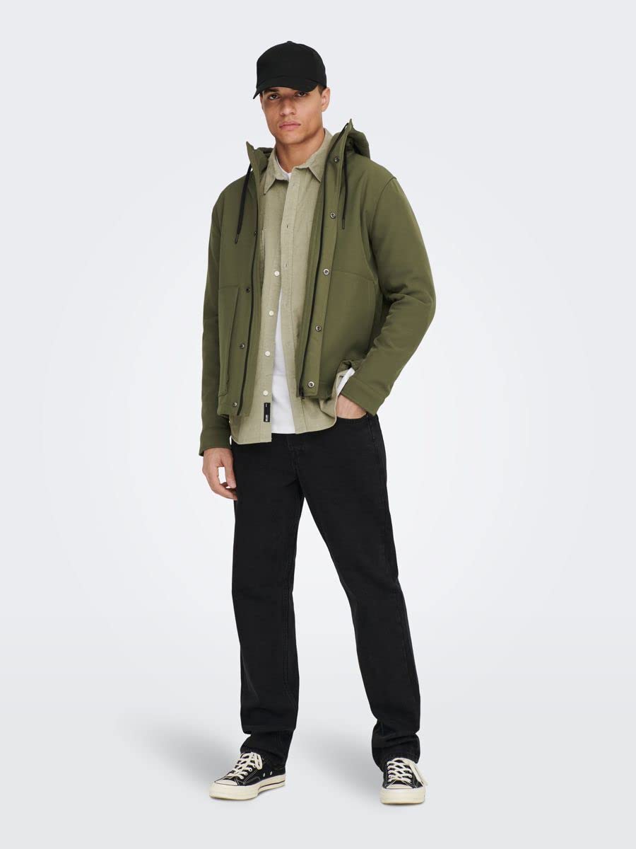 Only & Sons Onsaslan Otw Giacca Softshell Uomo Olive Night