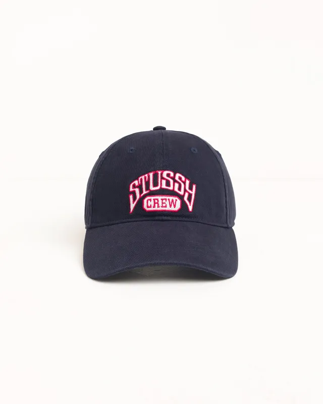 Stussy Crew Cap cappello cotone navy taglia unica