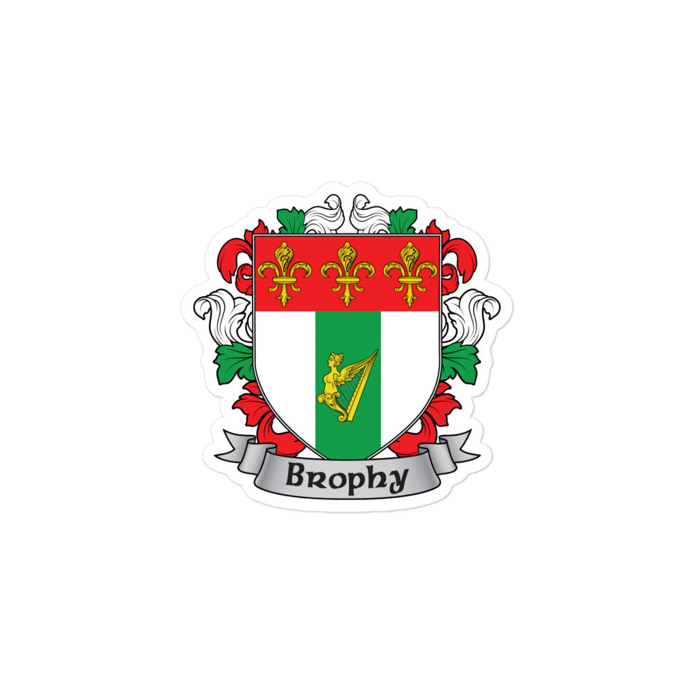 7.62 Design Brophy Coat of Arms Adesivo vinile 7,6 cm stemma