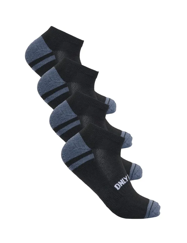 Only & Sons Onsstructure calzini corti uomo neri 4 paia 43-46