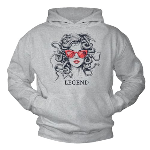 MAKAYA Medusa Felpa con Cappuccio Uomo 3XL Cotone