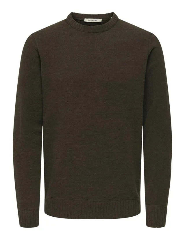 ONLY & SONS Onsethan Life Reg 7 maglione girocollo nero