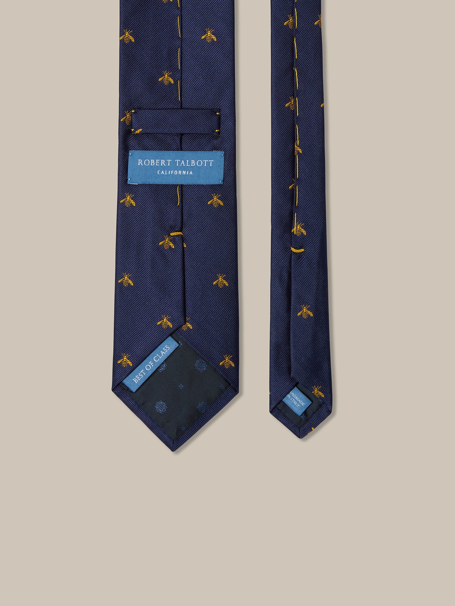 Robert Talbott Robert Bee Best of Class cravatta seta navy REG