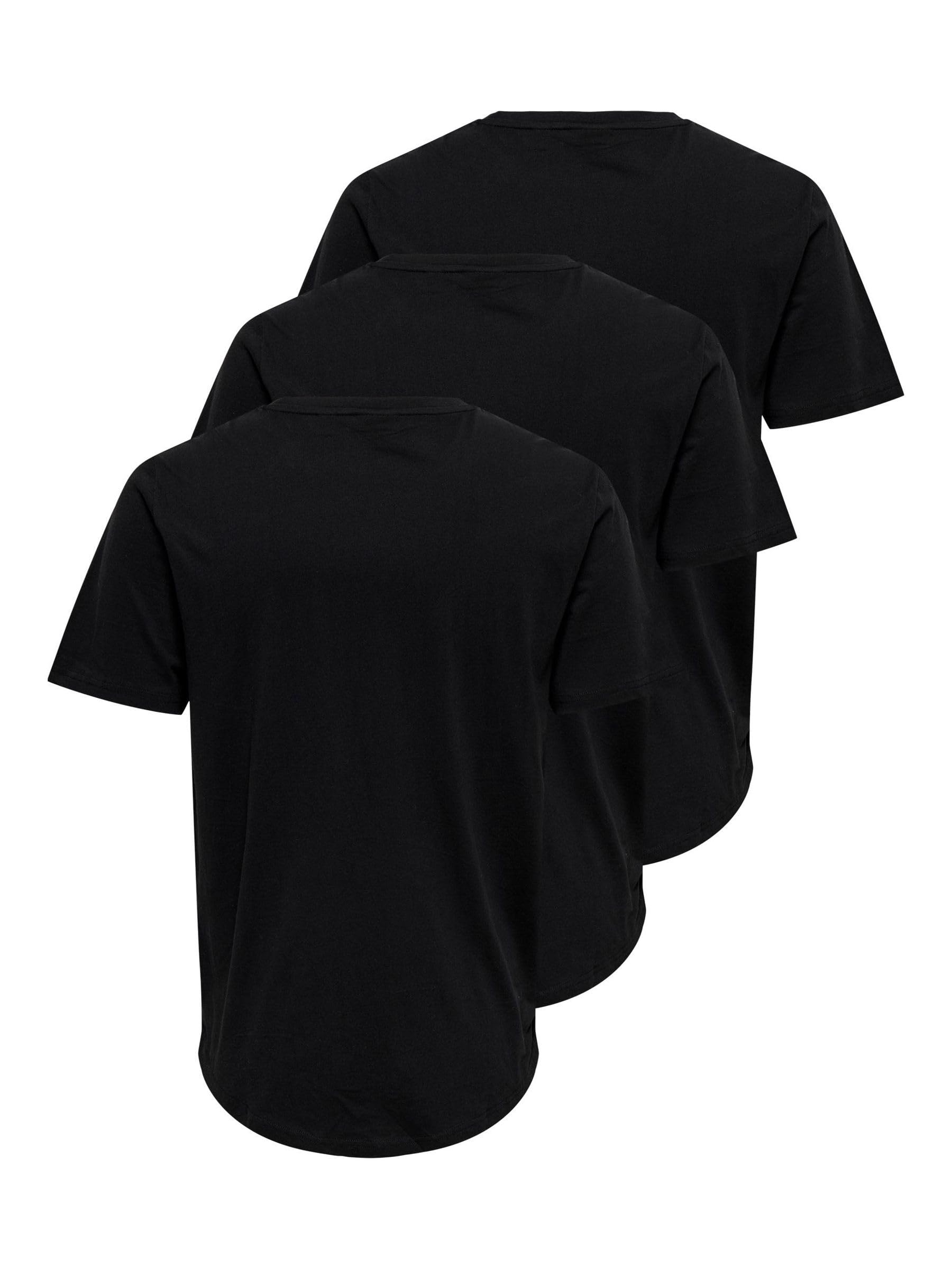 Only & Sons Onsmatt T-Shirt Uomo Cotone 3 Pezzi