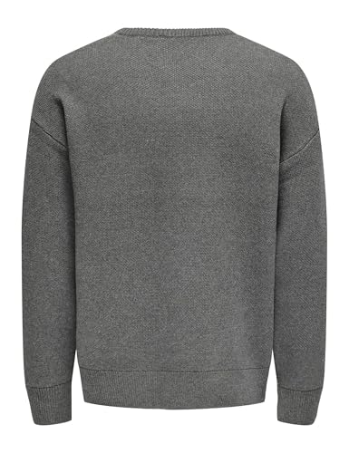 Only & Sons Onsgunner Life Maglione Uomo Ultimate Grey