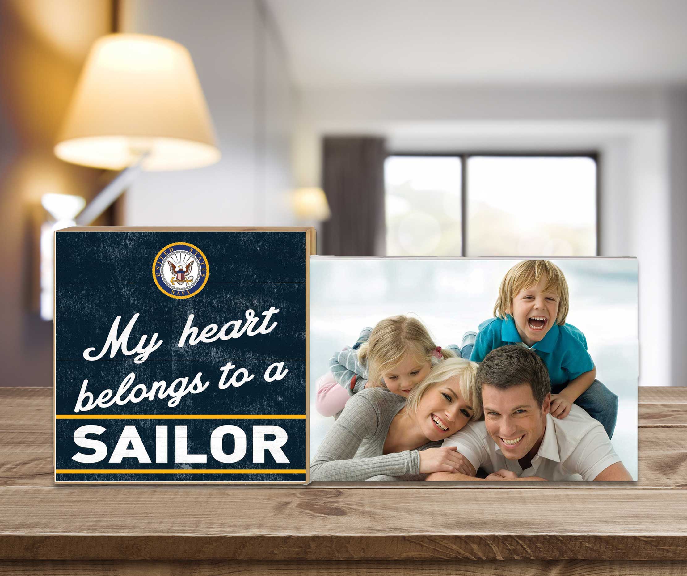 7.62 Design My Heart Belongs Sailor cornice foto 4x6