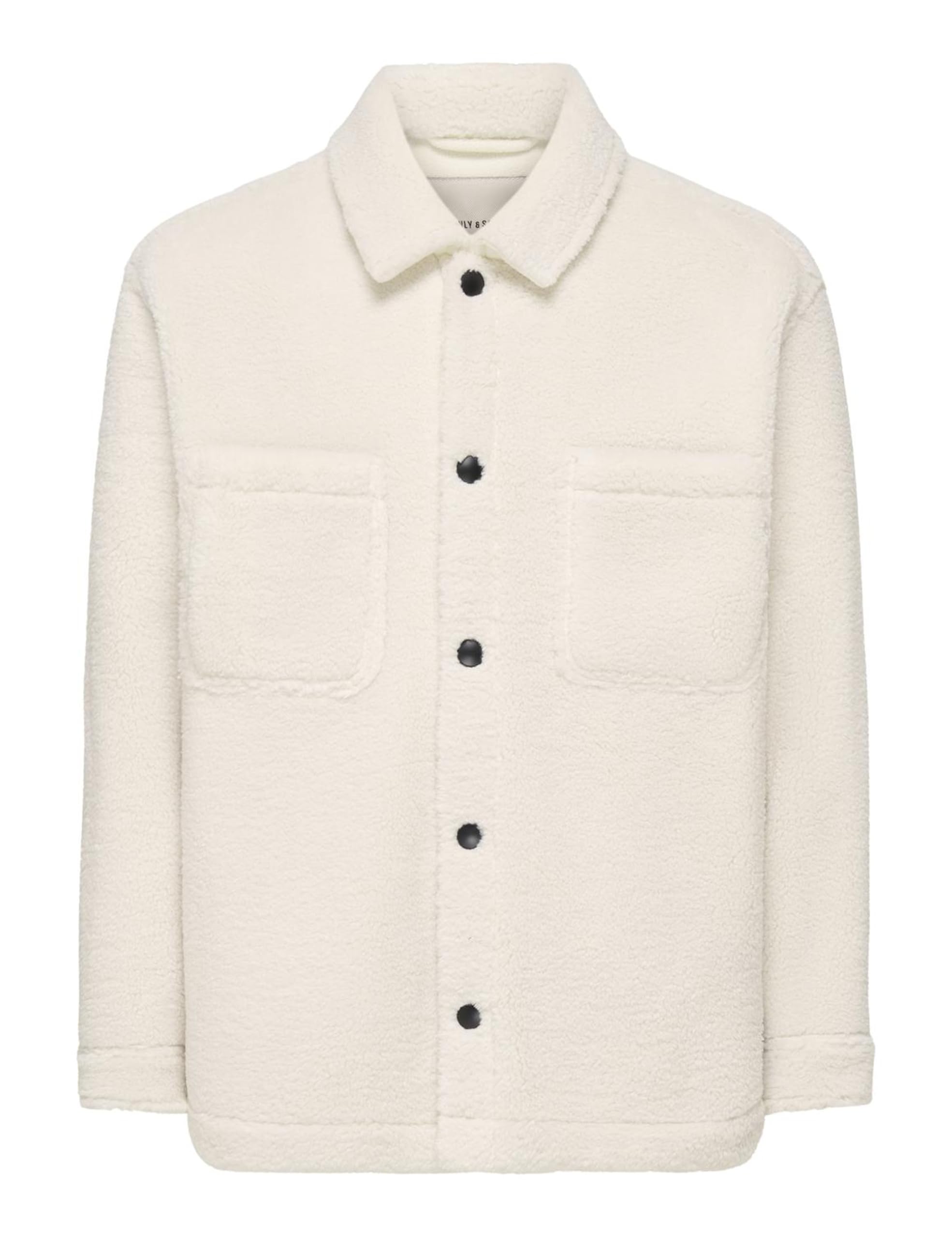 ONLY & SONS Onssigurd Giacca Sherpa Uomo S Egret Invernale