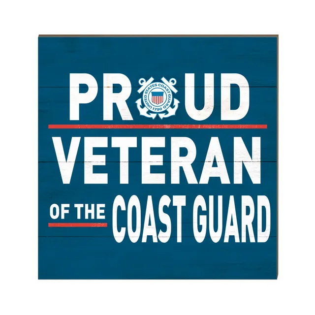 7.62 Design Coast Guard Targa Legno 25cm Blu Veteran
