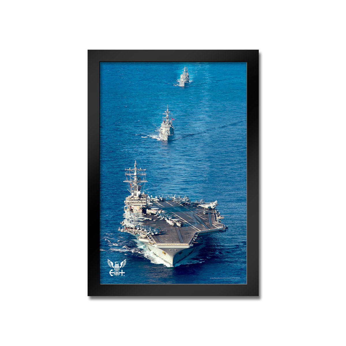 7.62 Design Navy Carrier Stampa Incorniciata 14x20 Flotta