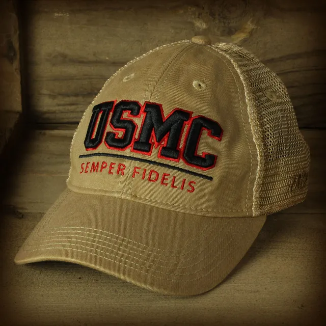 7.62 Design USMC Semper Fidelis Cappello trucker kaki