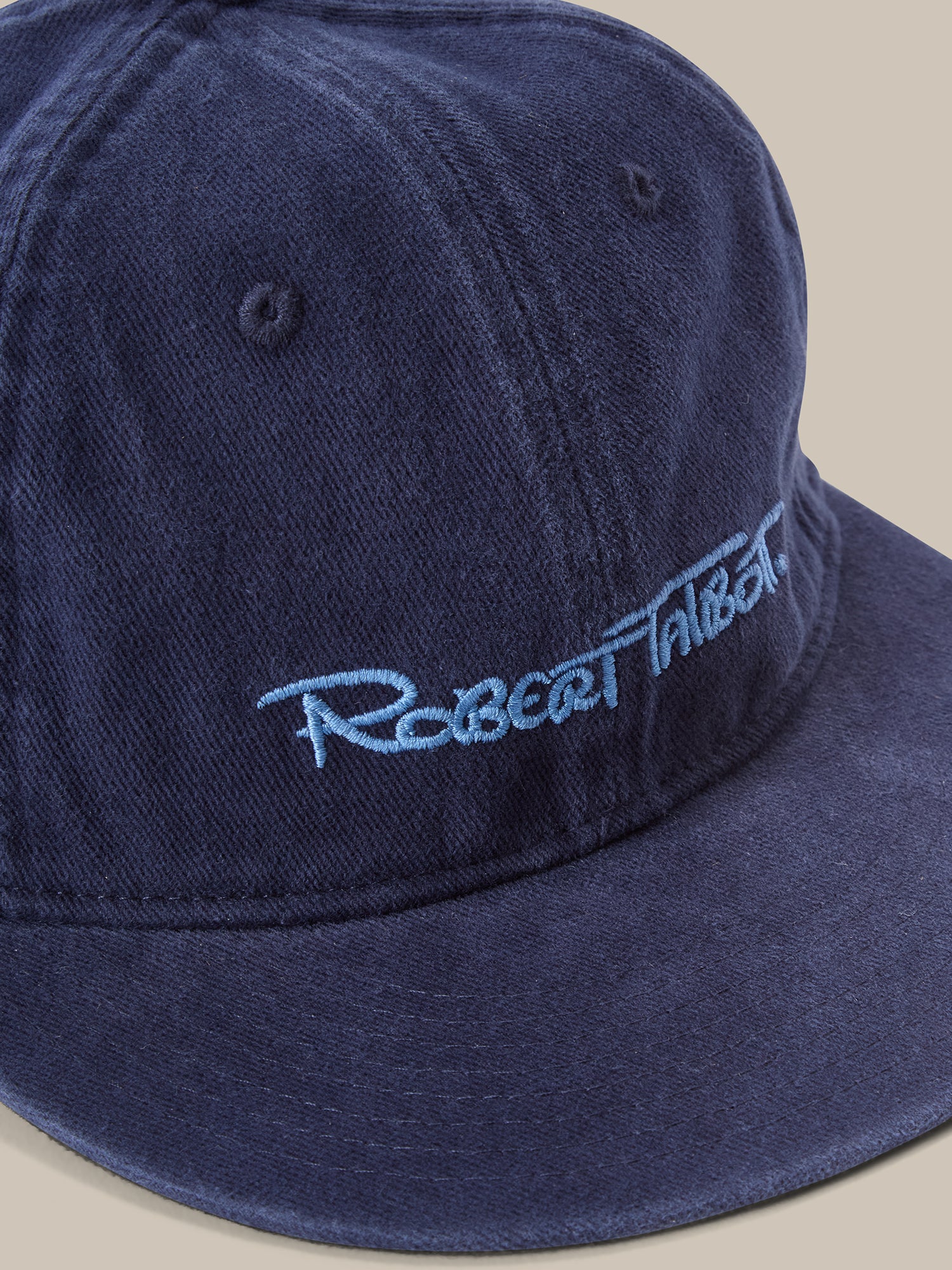 Robert Talbott Selleck Cappello cotone Navy Pacific Blue OS