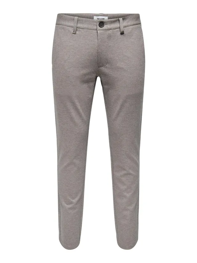 Only & Sons Onsmark Pantaloni Chino Uomo Tapered Nero 34/32