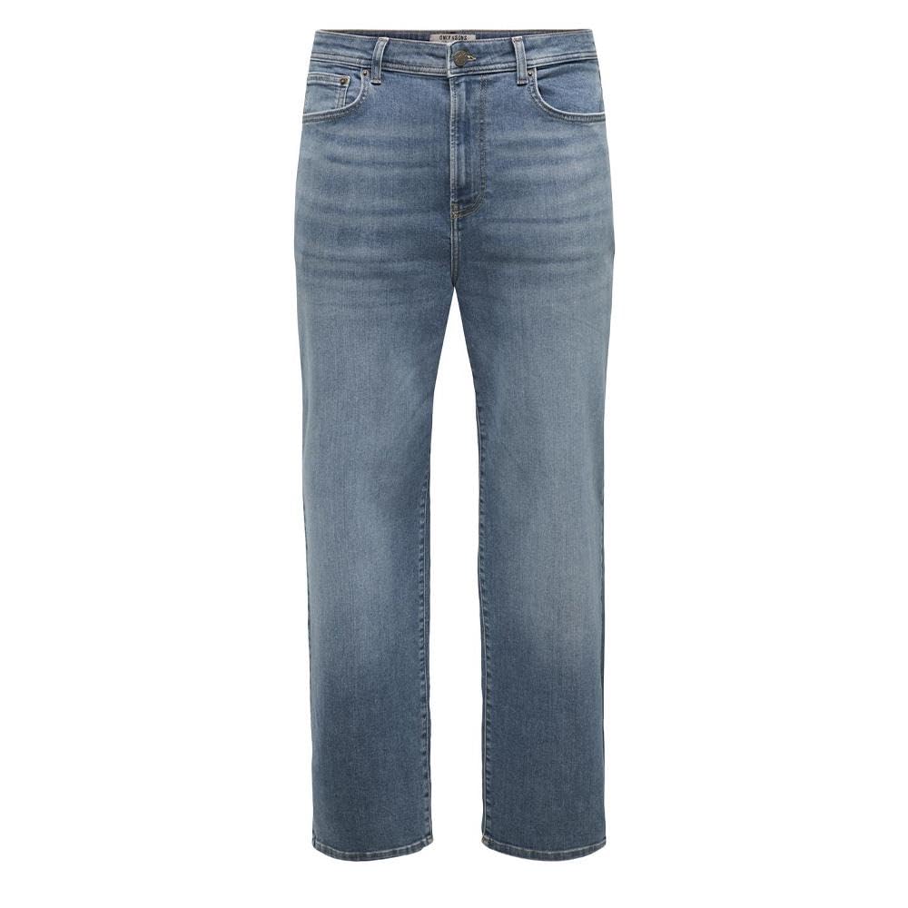 Only & Sons Jeans jeans uomo dritti blu fade