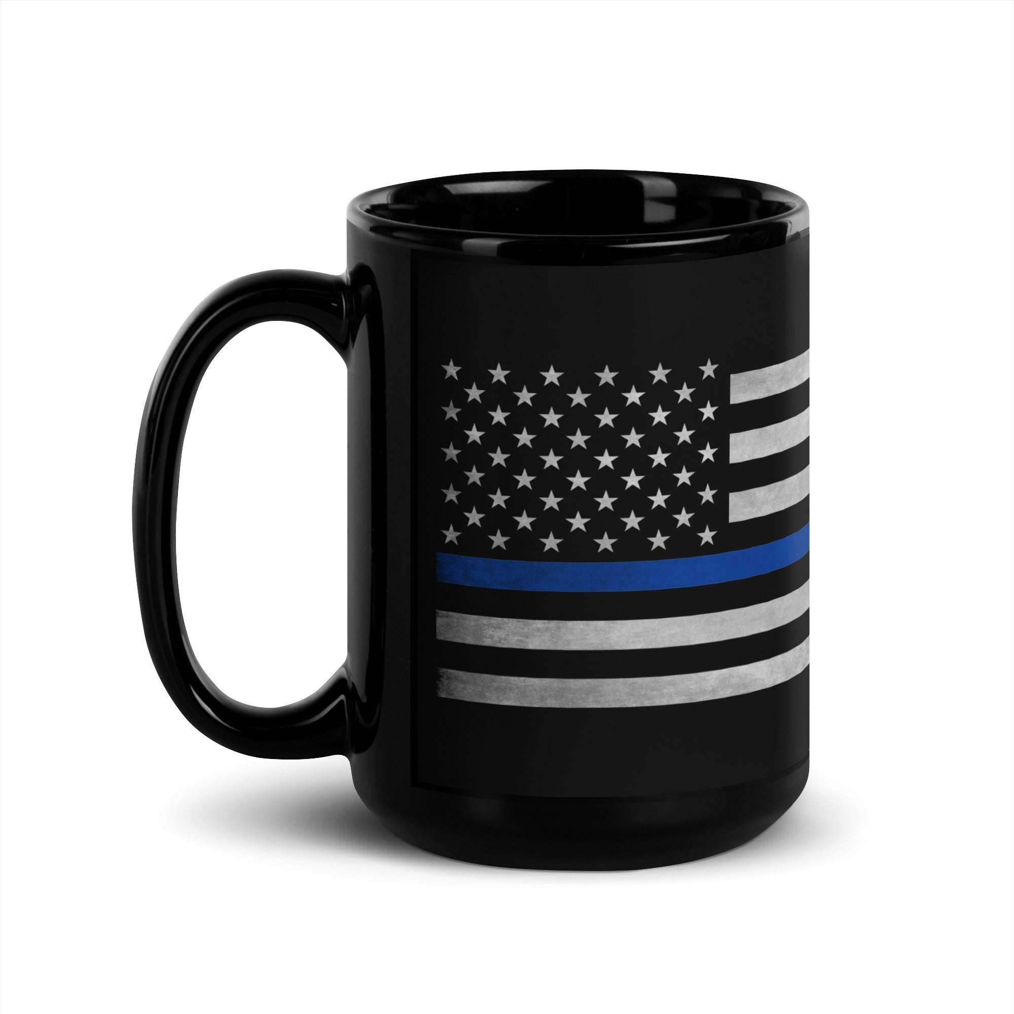 7.62 Design Drinkware Tazza Blue Line Flag 450ml nera ceramica