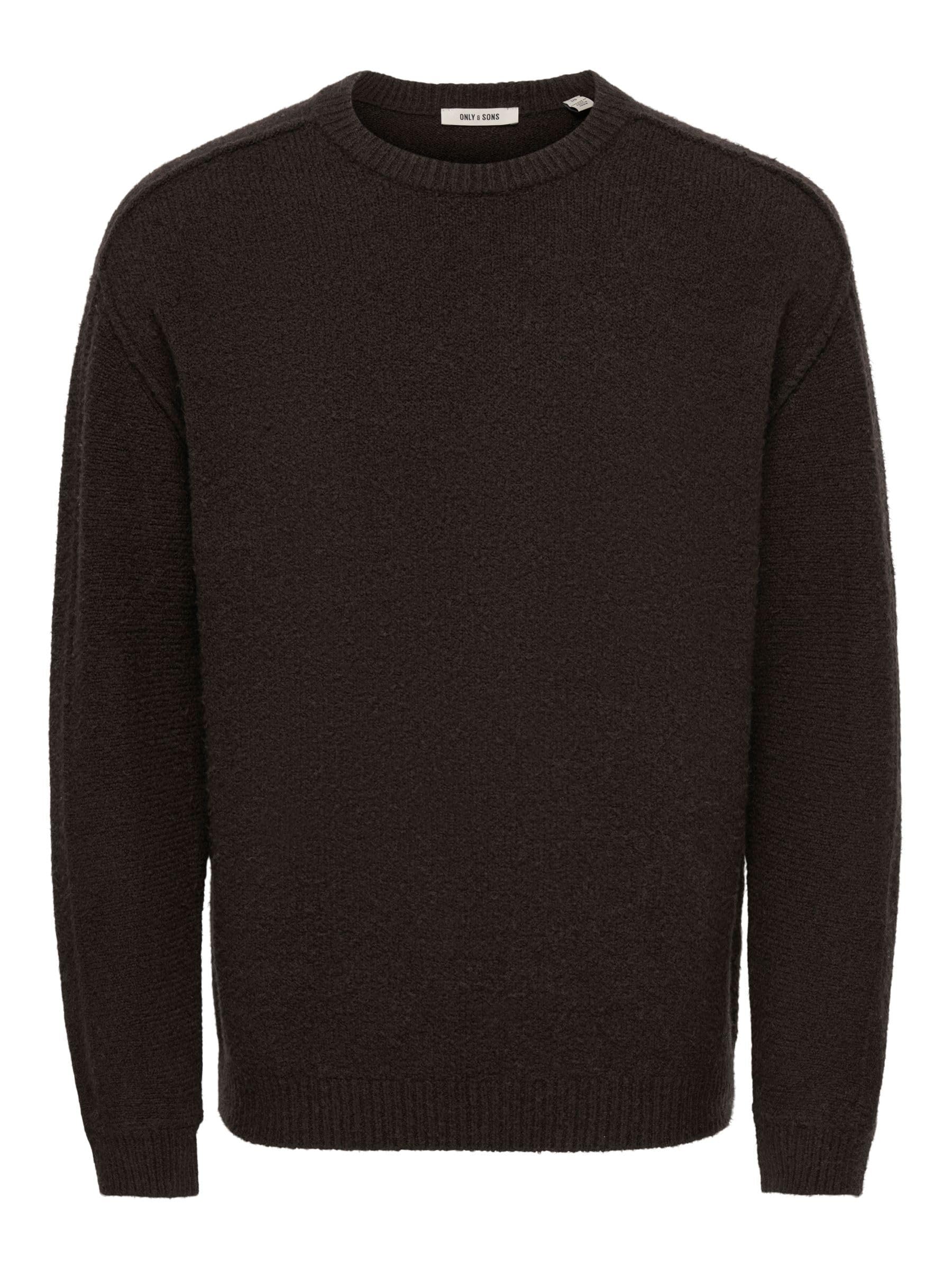 Only & Sons Onsjames Cutline maglione uomo M beige relaxed