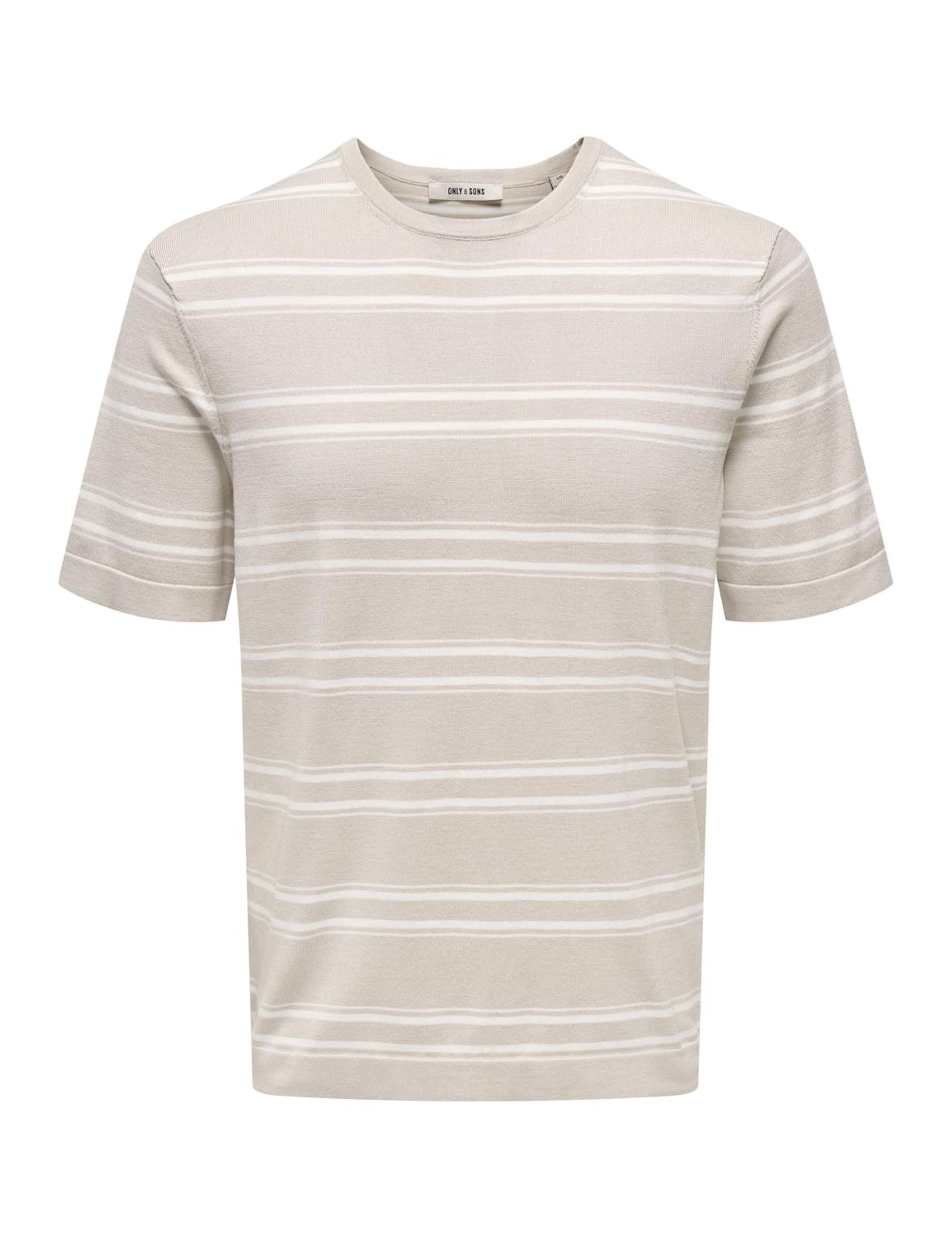 Only & Sons Onswyler Life Stripe Maglia Uomo L Blue Fog