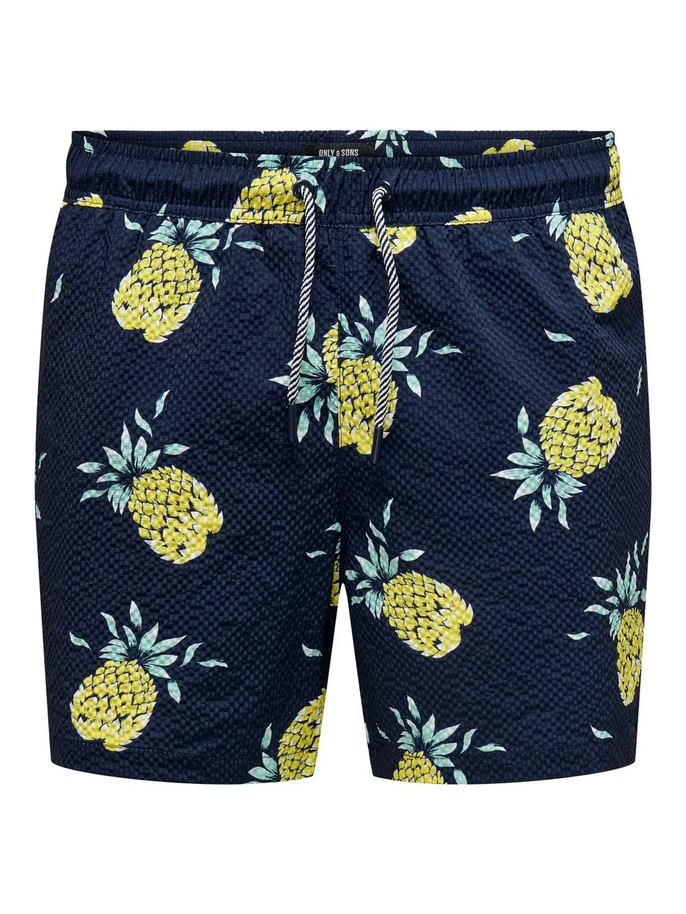 Only & Sons Costume Pantaloncino Uomo XXL Blu Fantasia