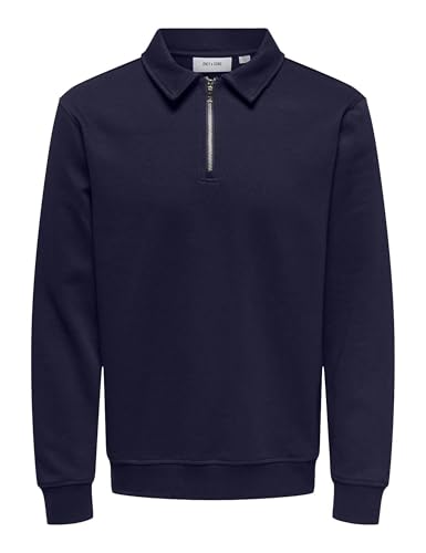 ONLY & SONS ONSDAVID Felpa Girocollo Evening Blue