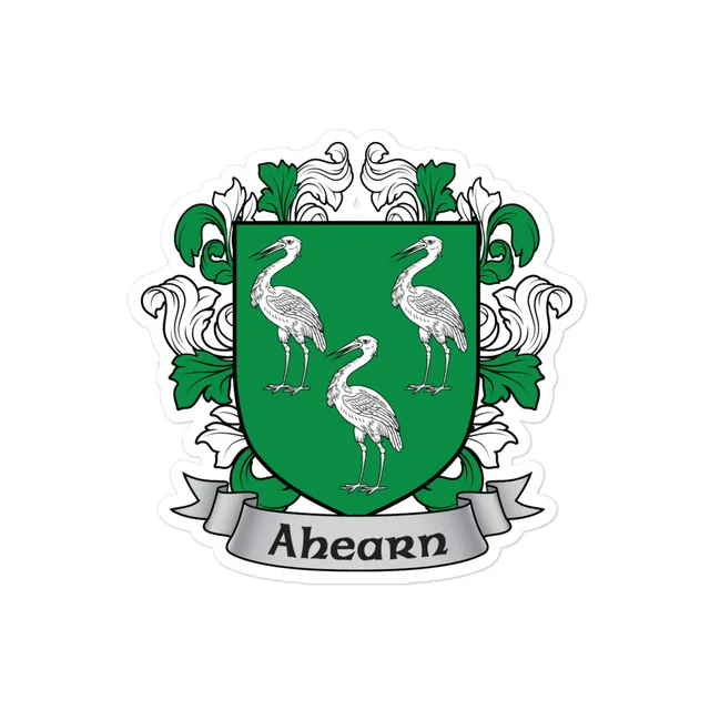 7.62 Design Ahearne Irish Crest Adesivo vinile 5.5x5.5 stemma