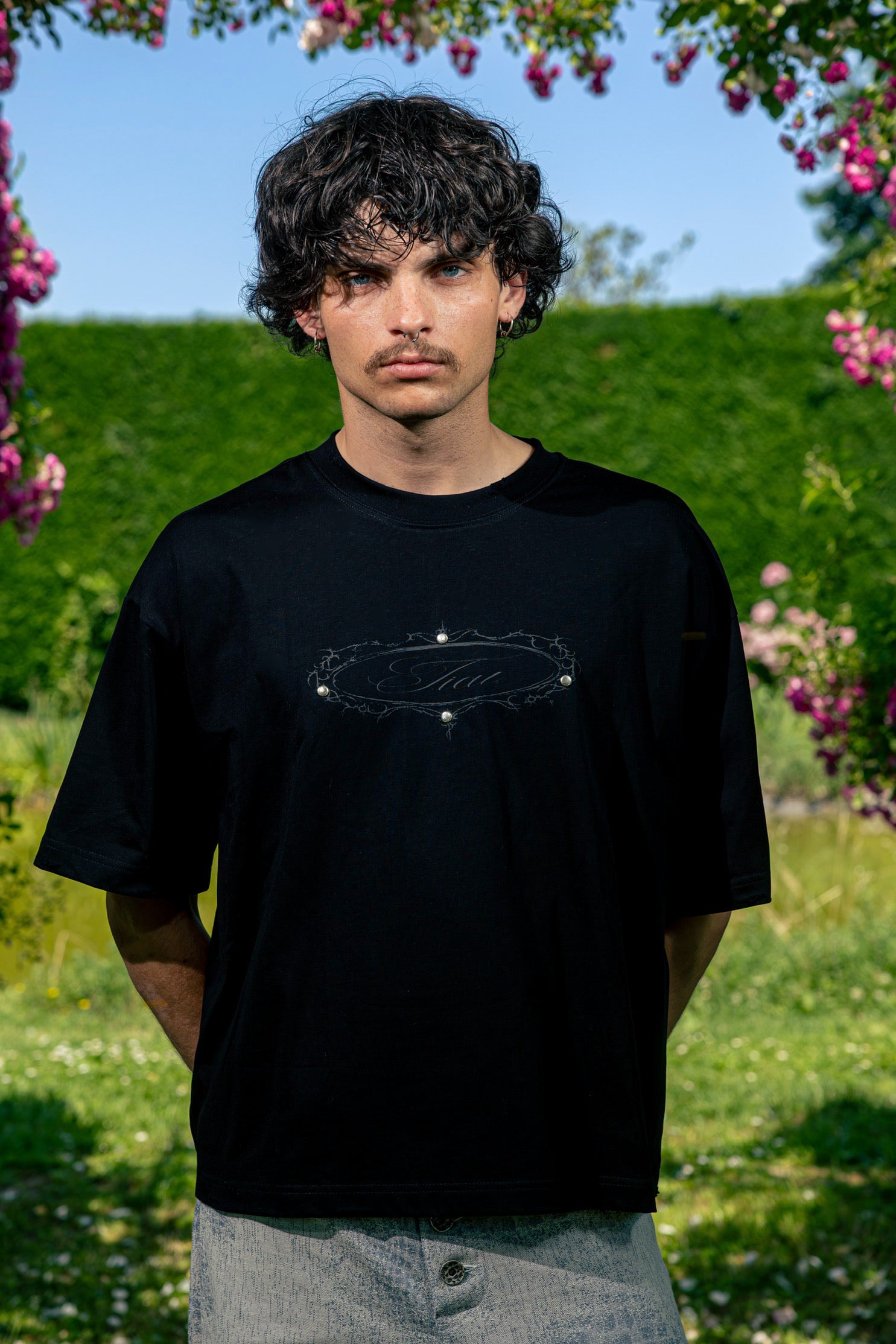 Tiat Rifugio Alchemical sigil black t-shirt nera uomo